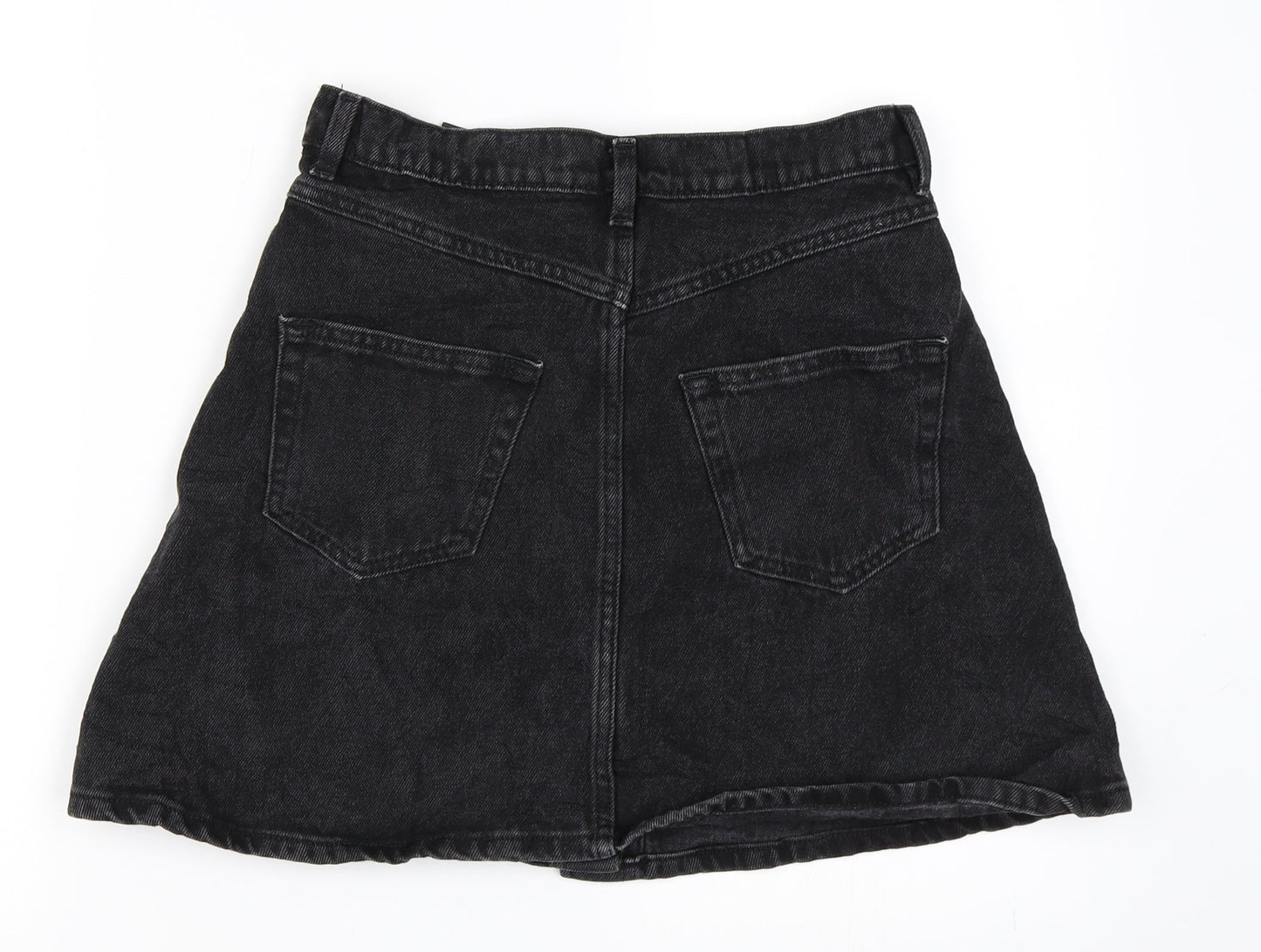 Monki Womens Black   A-Line Skirt Size 26 in