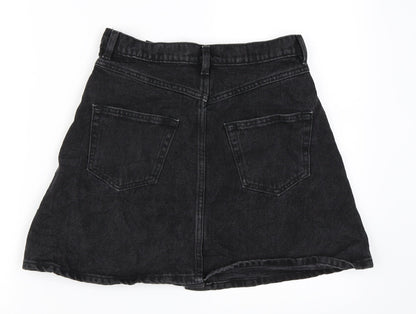 Monki Womens Black   A-Line Skirt Size 26 in