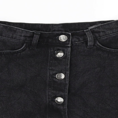 Monki Womens Black   A-Line Skirt Size 26 in