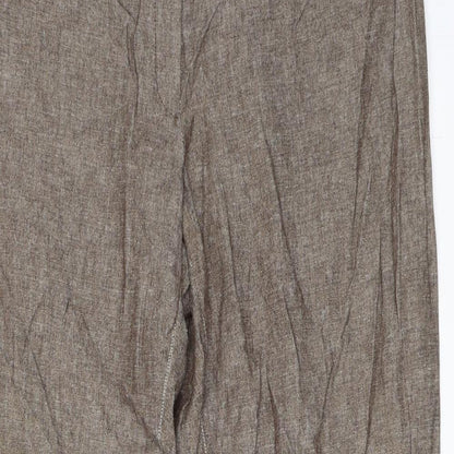 AMARANTO Womens Brown   Trousers  Size 16 L31 in