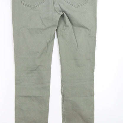 dunned Womens Green  Denim Skinny Jeans Size 10 L27 in