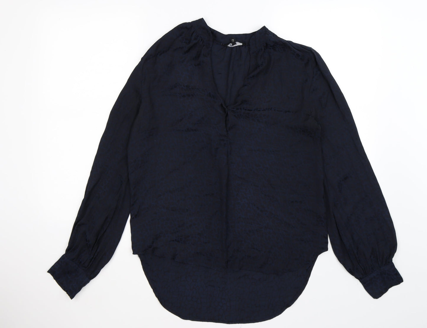 Womens UK Size 10 NEXT Blue Basic Blouse