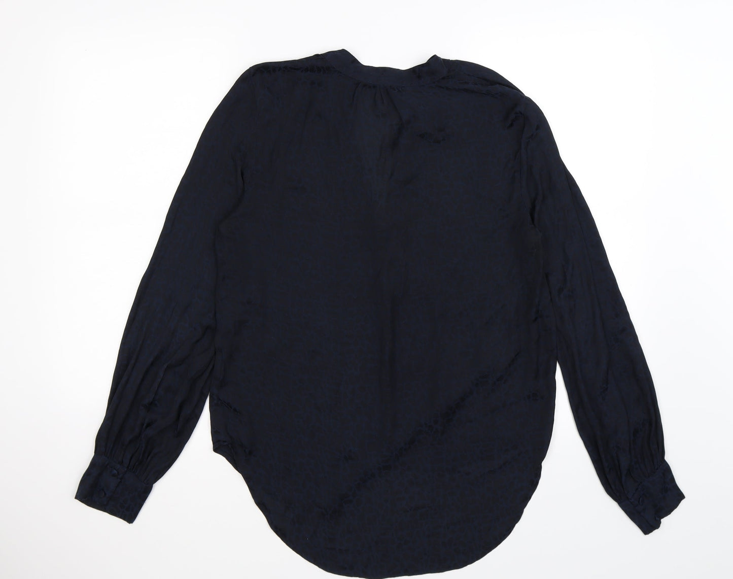Womens UK Size 10 NEXT Blue Basic Blouse