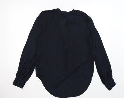 Womens UK Size 10 NEXT Blue Basic Blouse