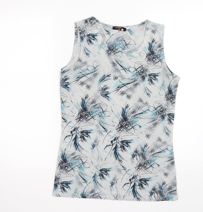 Womens UK Size M paramour Grey Basic Tank