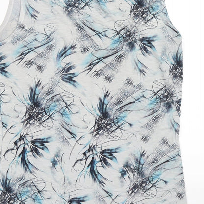 Womens UK Size M paramour Grey Basic Tank