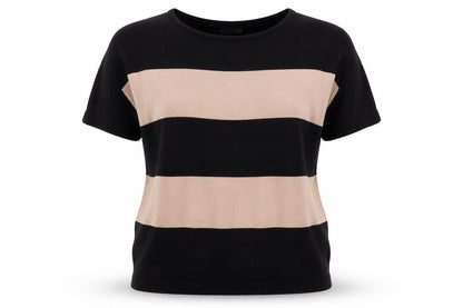 Gap Womens Black Striped Knit Pullover Jumper Size M