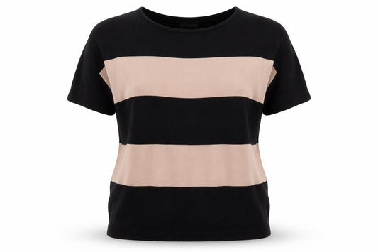 Gap Womens Black Striped Knit Pullover Jumper Size M