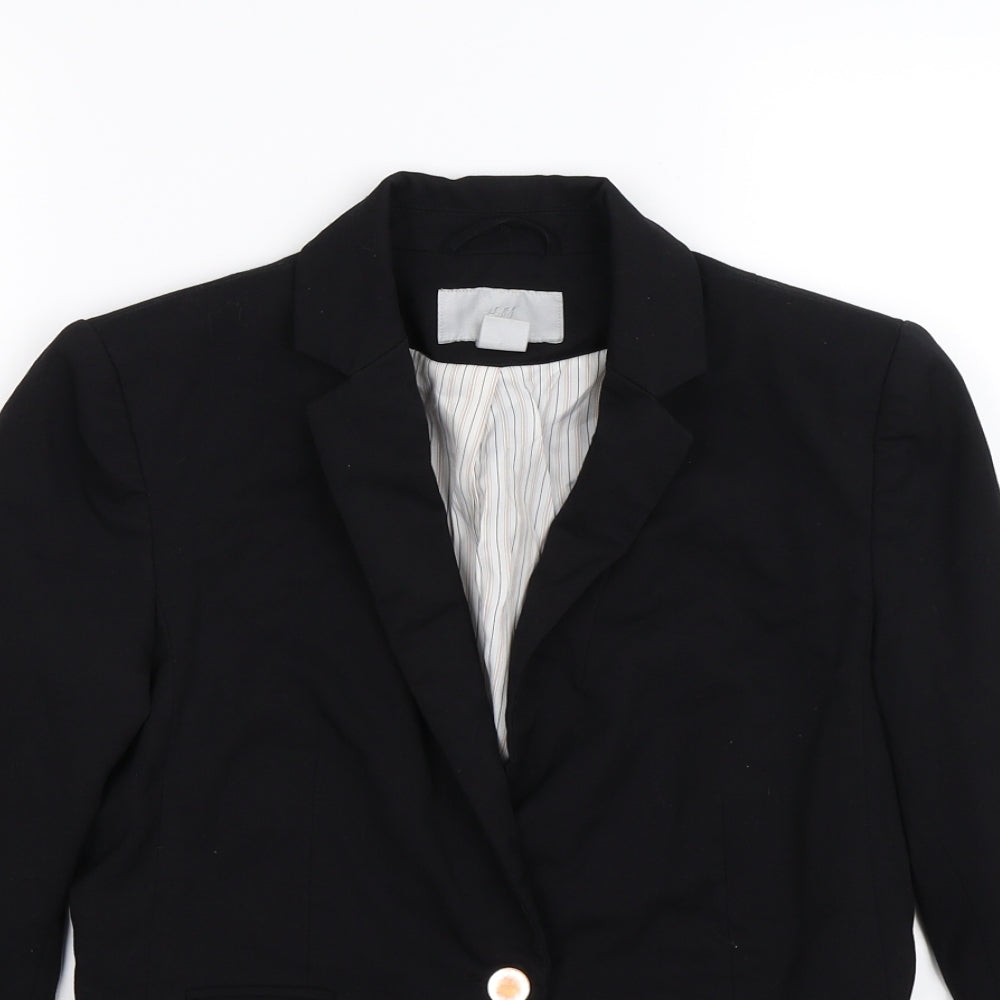 H&M Womens Beige   Jacket Blazer Size 8
