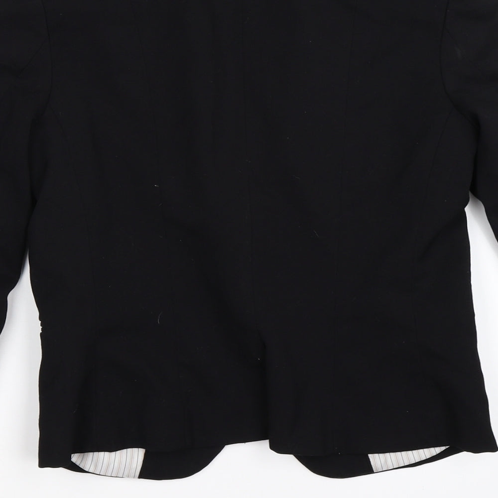 H&M Womens Beige   Jacket Blazer Size 8