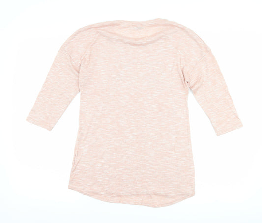 Papaya Womens Pink   Basic T-Shirt Size 8  - slogan