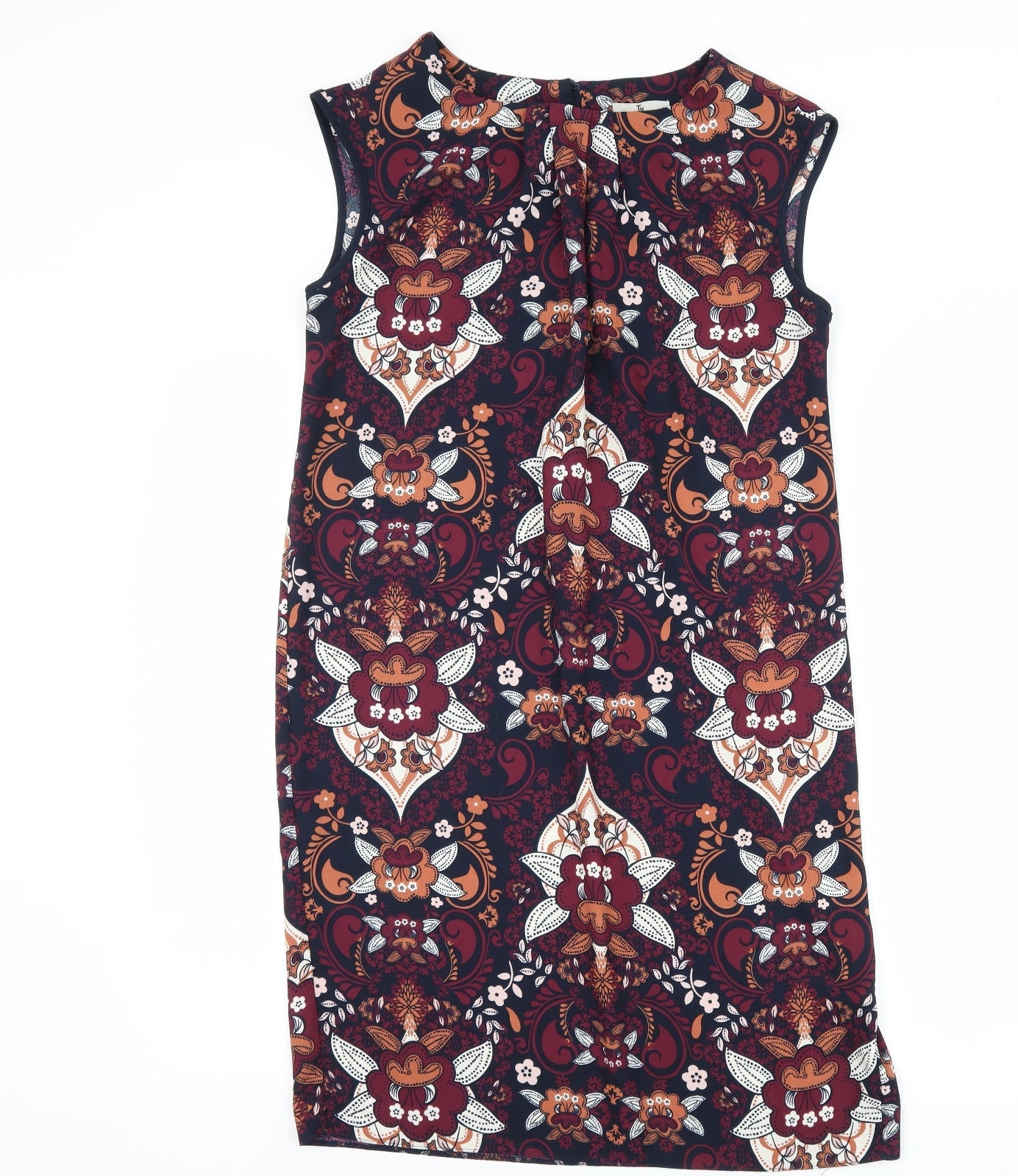 TU Womens Blue Floral  Shift  Size 10