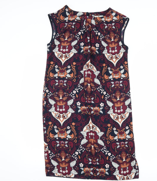 TU Womens Blue Floral  Shift  Size 10