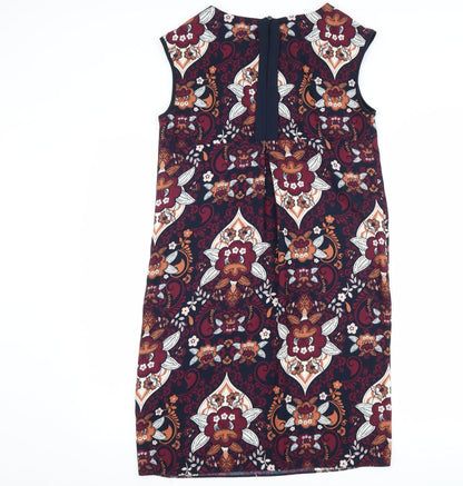 TU Womens Blue Floral  Shift  Size 10