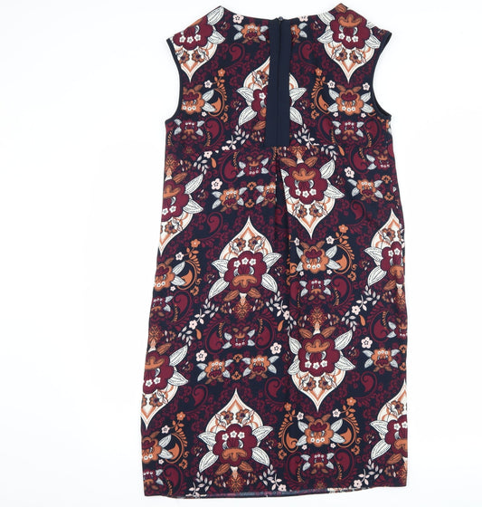 TU Womens Blue Floral  Shift  Size 10