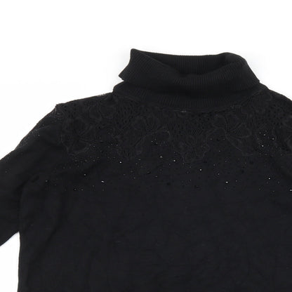 Anthology Womens Black   Pullover Jumper Size 8