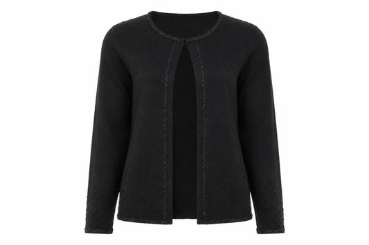 Classics Womens Black   Cardigan Jumper Size S