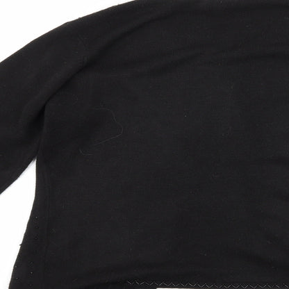 Classics Womens Black   Cardigan Jumper Size S
