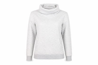 Primark Womens Grey Striped  Pullover Sweatshirt Size XS  - Lounge Wear