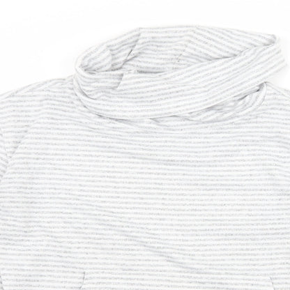 Primark Womens Grey Striped  Pullover Sweatshirt Size XS  - Lounge Wear