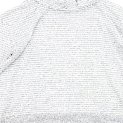 Primark Womens Grey Striped  Pullover Sweatshirt Size XS  - Lounge Wear