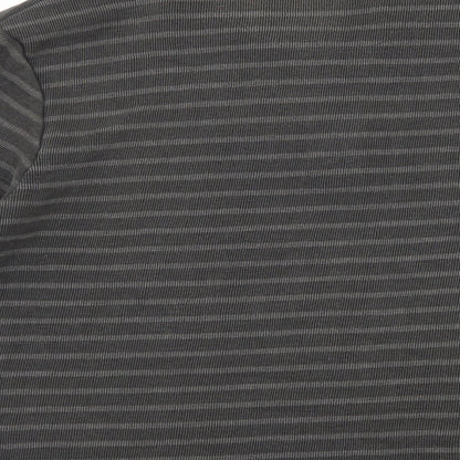 F&F Mens Grey Striped  Pullover Jumper Size M