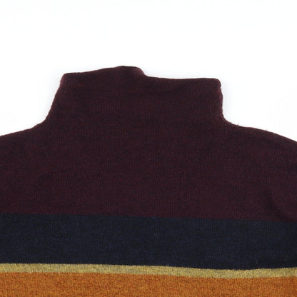 New Look Womens Blue Striped  Pullover Jumper Size L