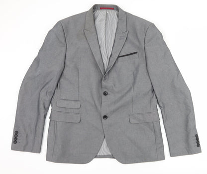 George Mens Grey   Jacket Suit Jacket Size 42