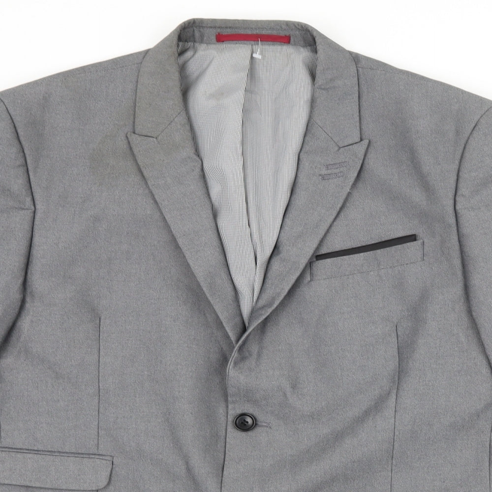 George Mens Grey   Jacket Suit Jacket Size 42