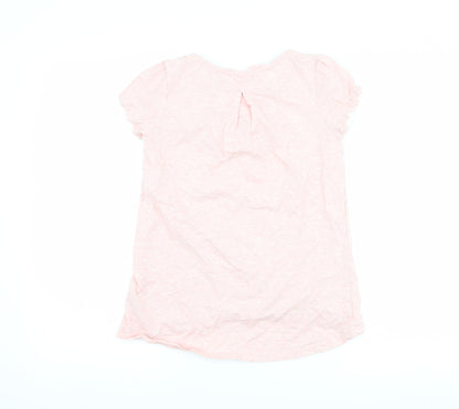 NEXT Girls Pink   Basic T-Shirt Size 11 Years  - girl