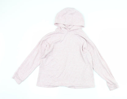 Marks and Spencer Girls Pink   Pullover Hoodie Size 11-12 Years