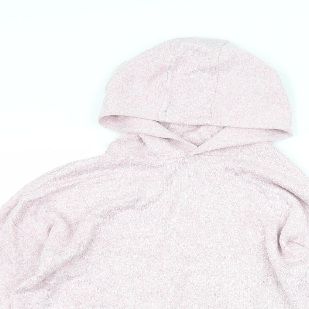 Marks and Spencer Girls Pink   Pullover Hoodie Size 11-12 Years