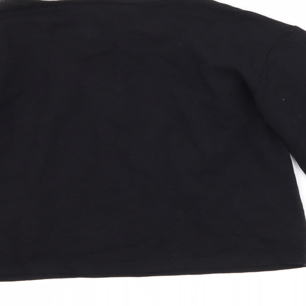 Very Girls Black   Pullover Sweatshirt Size 11 Years  - amour