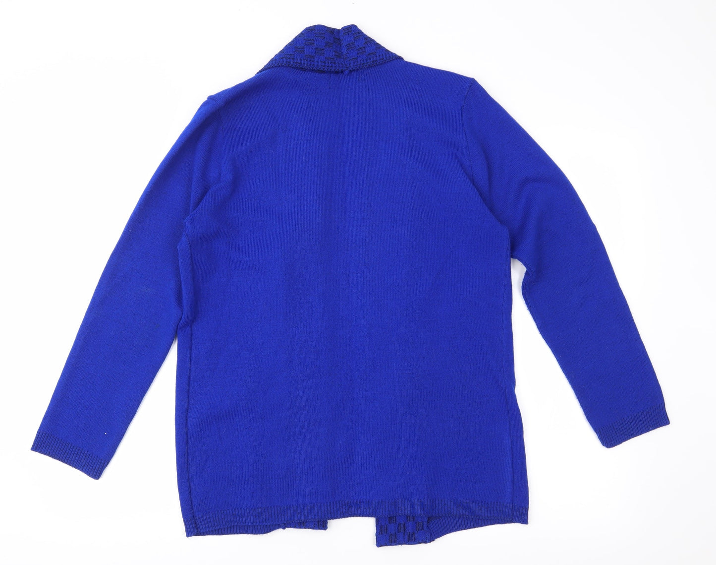 ME Womens Blue  Knit Cardigan Jumper Size M