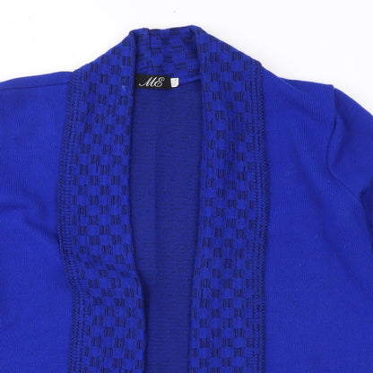 ME Womens Blue  Knit Cardigan Jumper Size M