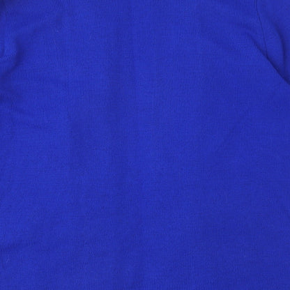 ME Womens Blue  Knit Cardigan Jumper Size M