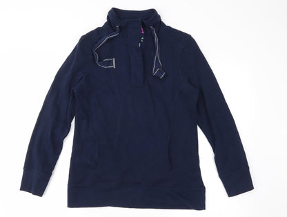 TU Womens Blue  Jersey Jacket  Size 8