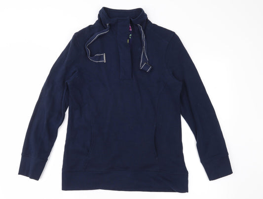 TU Womens Blue  Jersey Jacket  Size 8