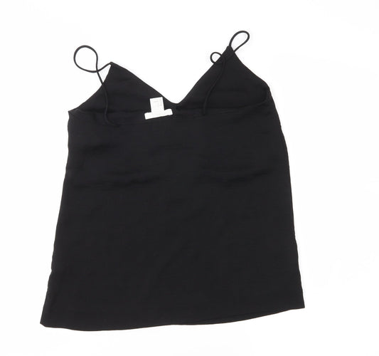 Womens UK Size 6 H&M Black Camisole Blouse