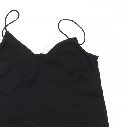 Womens UK Size 6 H&M Black Camisole Blouse