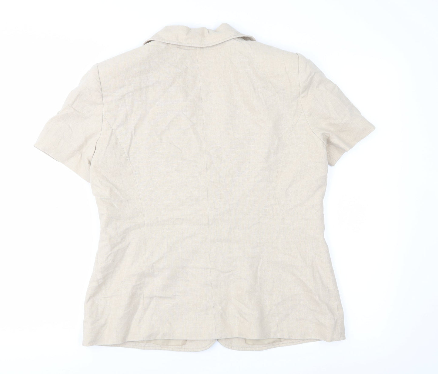 Womens UK Size 12 BHS Beige Jacket