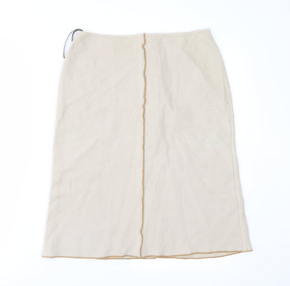 Womens UK Size 8 Topshop Straight & Pencil Flannel Skirt