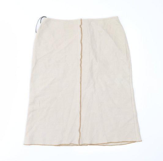Womens UK Size 8 Topshop Straight & Pencil Flannel Skirt
