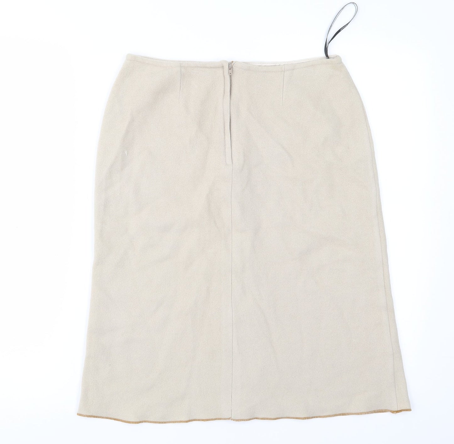 Womens UK Size 8 Topshop Straight & Pencil Flannel Skirt