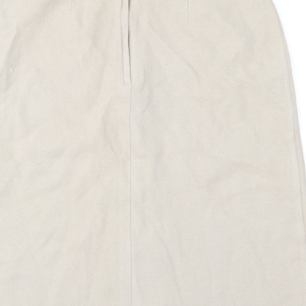 Womens UK Size 8 Topshop Straight & Pencil Flannel Skirt