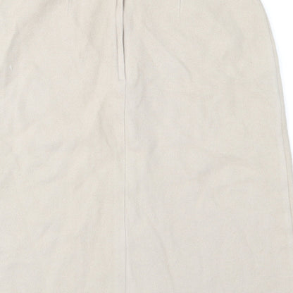 Womens UK Size 8 Topshop Straight & Pencil Flannel Skirt
