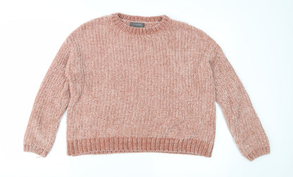 Primark Womens Pink  Knit Pullover Jumper Size XS