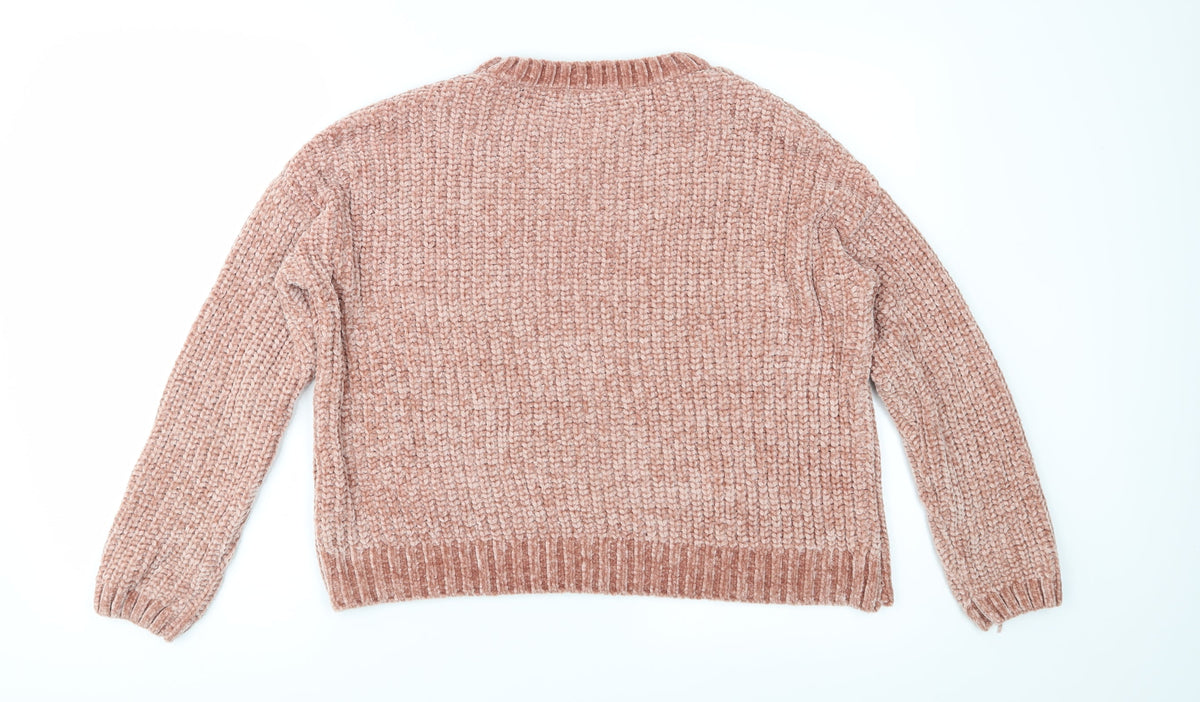 Primark Womens Pink  Knit Pullover Jumper Size XS