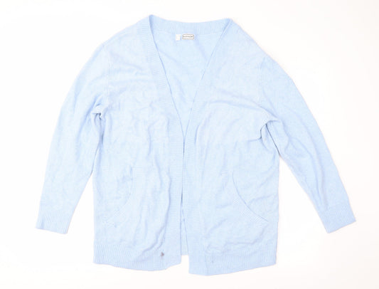 Body Flirt Womens Blue  Knit Cardigan Jumper Size S