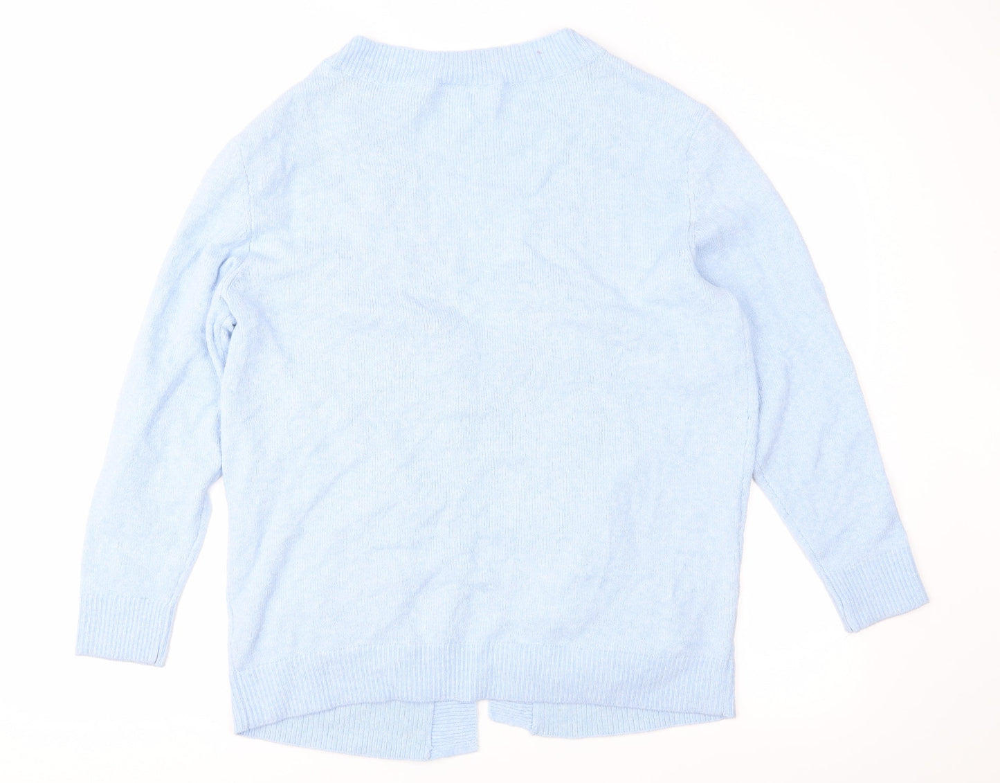 Body Flirt Womens Blue  Knit Cardigan Jumper Size S